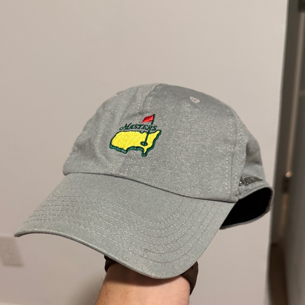 Masters Gray Hat with Yellow and Green Logo